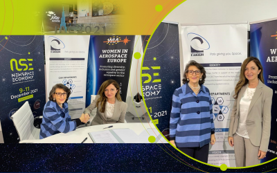 Fondazione E. Amaldi signed a collaboration agreement with Women in Aerospace Europe (WIA-E) during the 72nd International Astronautical Congress – IAC